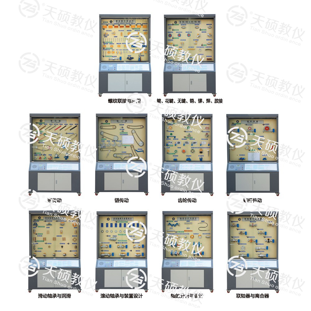 TSSMD-2型 精選型機械設計陳列柜（10個分柜，帶智能語音講解）